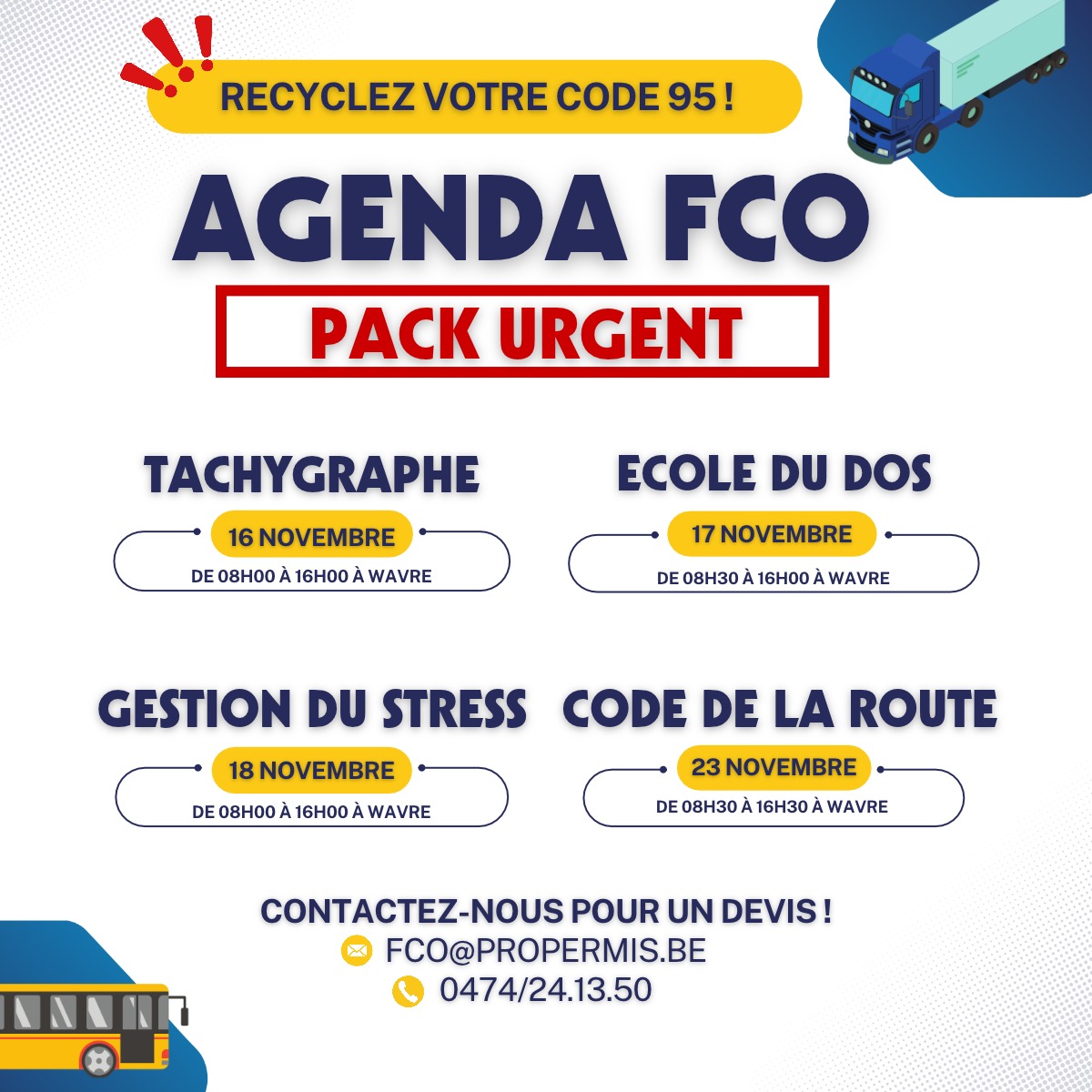 CALENDRIER FCO